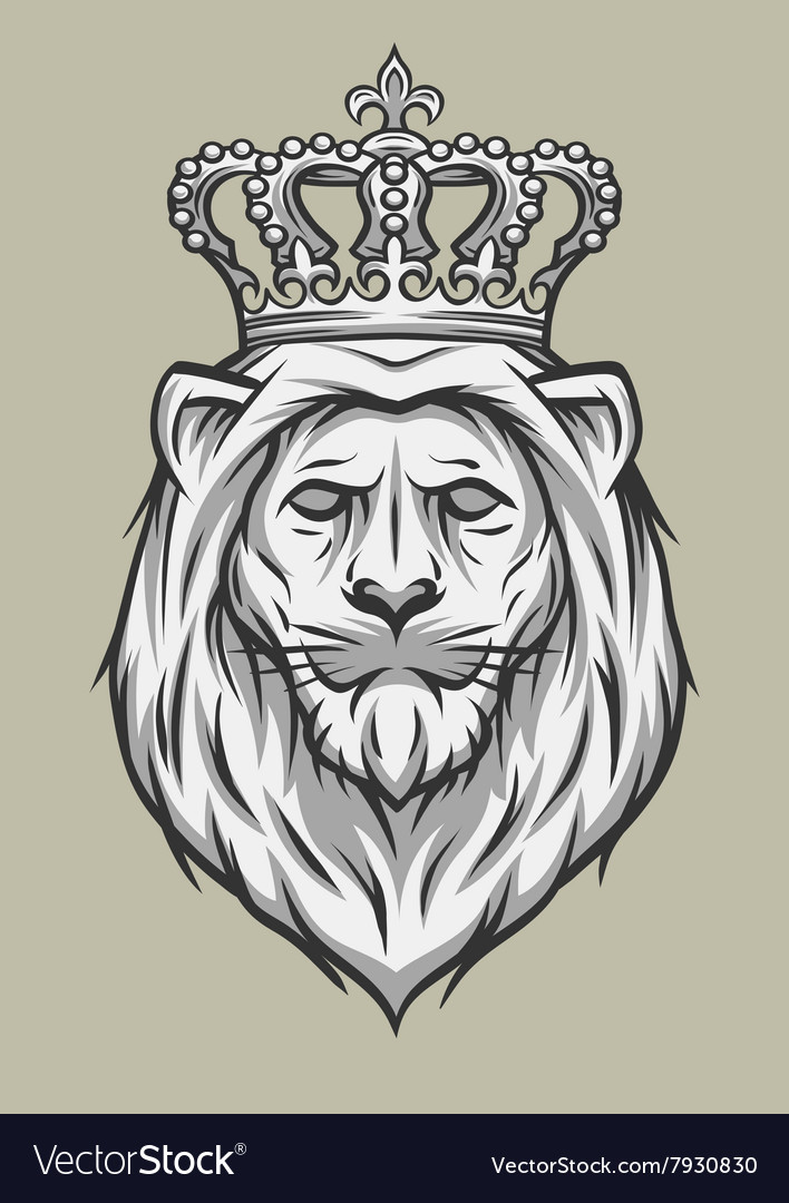 Free Free 251 Lion Head With Crown Svg SVG PNG EPS DXF File