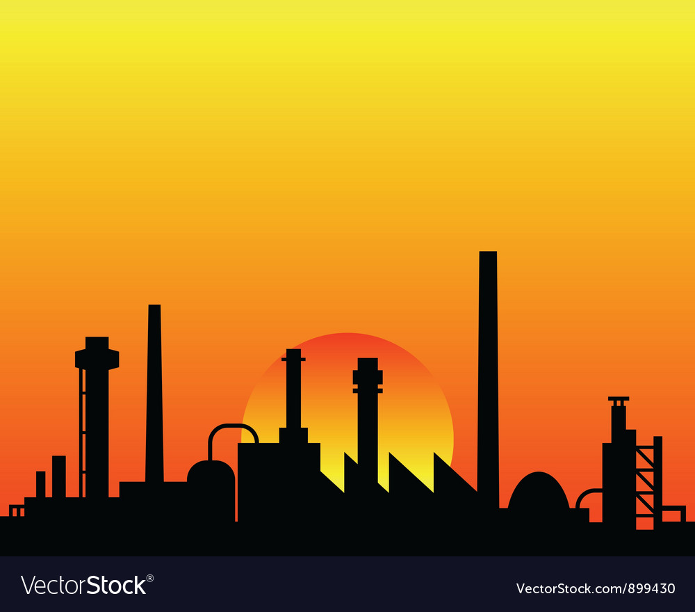 Industrial background Royalty Free Vector Image