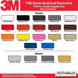 3M 7125 Series Color Options - Wet Installation Vinyl