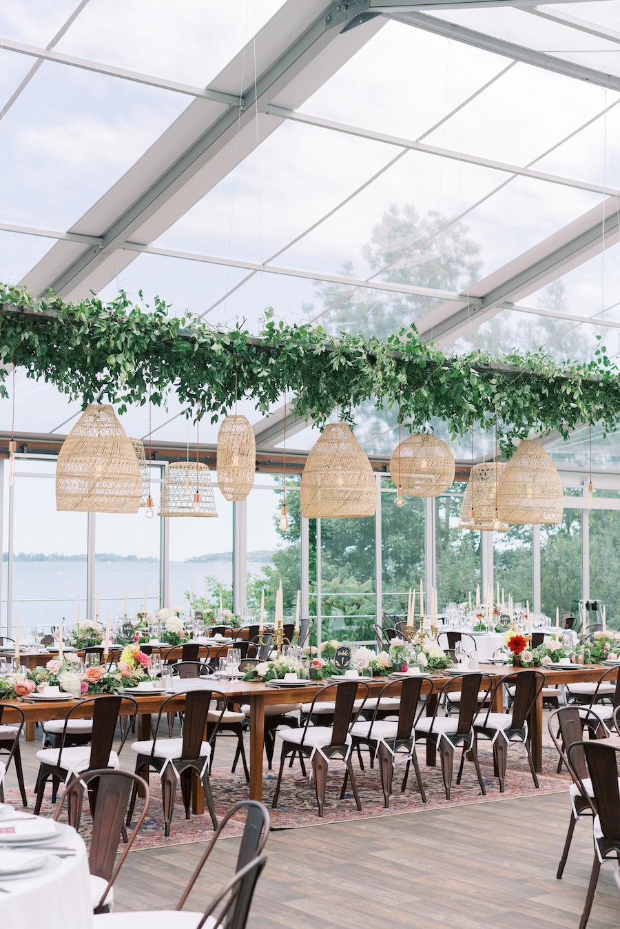 reception decor tent