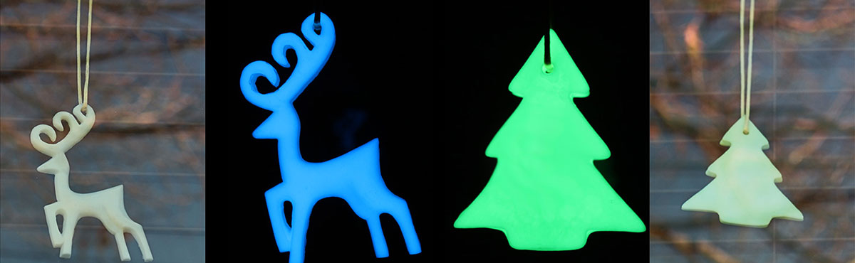 How to make a ctas glow in the dark object with resin?