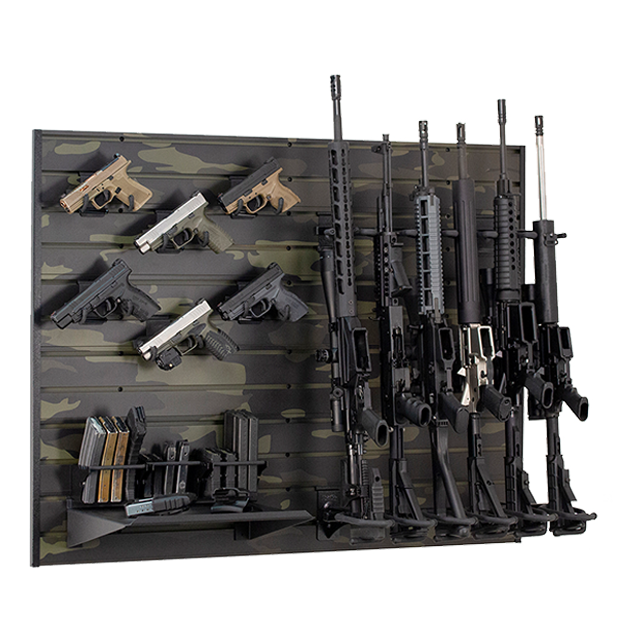 Black Camo Gun Wall Bundle - HD100-BC