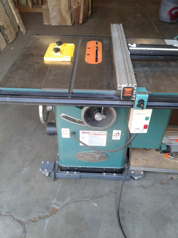 Ripping: Grizzly 10" Table Saw