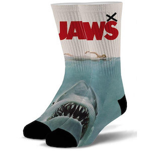 Jaws Movie Cover Socks