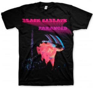 Black Sabbath Paranoid Album T-Shirt