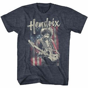 Jimi Hendrix Vintage Flag T-Shirt