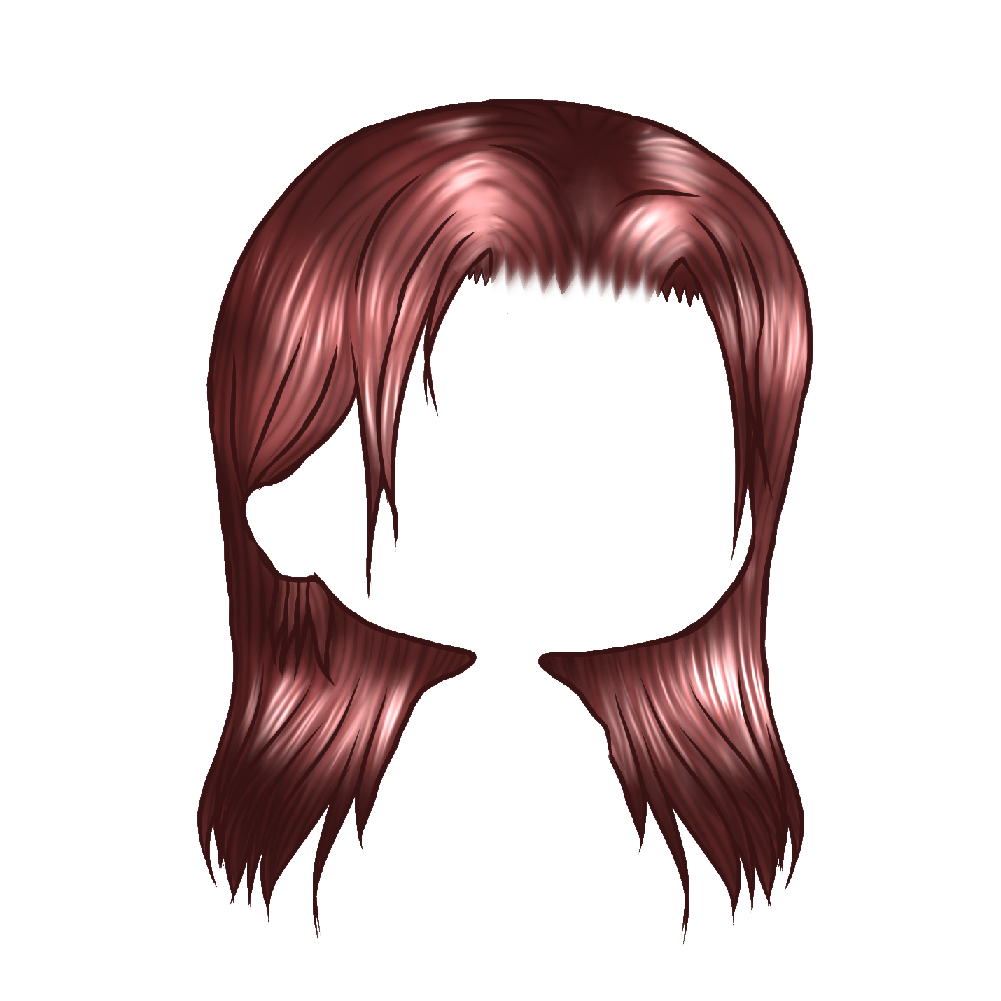 Gacha Hair Drawing ~ Gacha Gachalife Hair Auburn Wavy Red Midlength ...