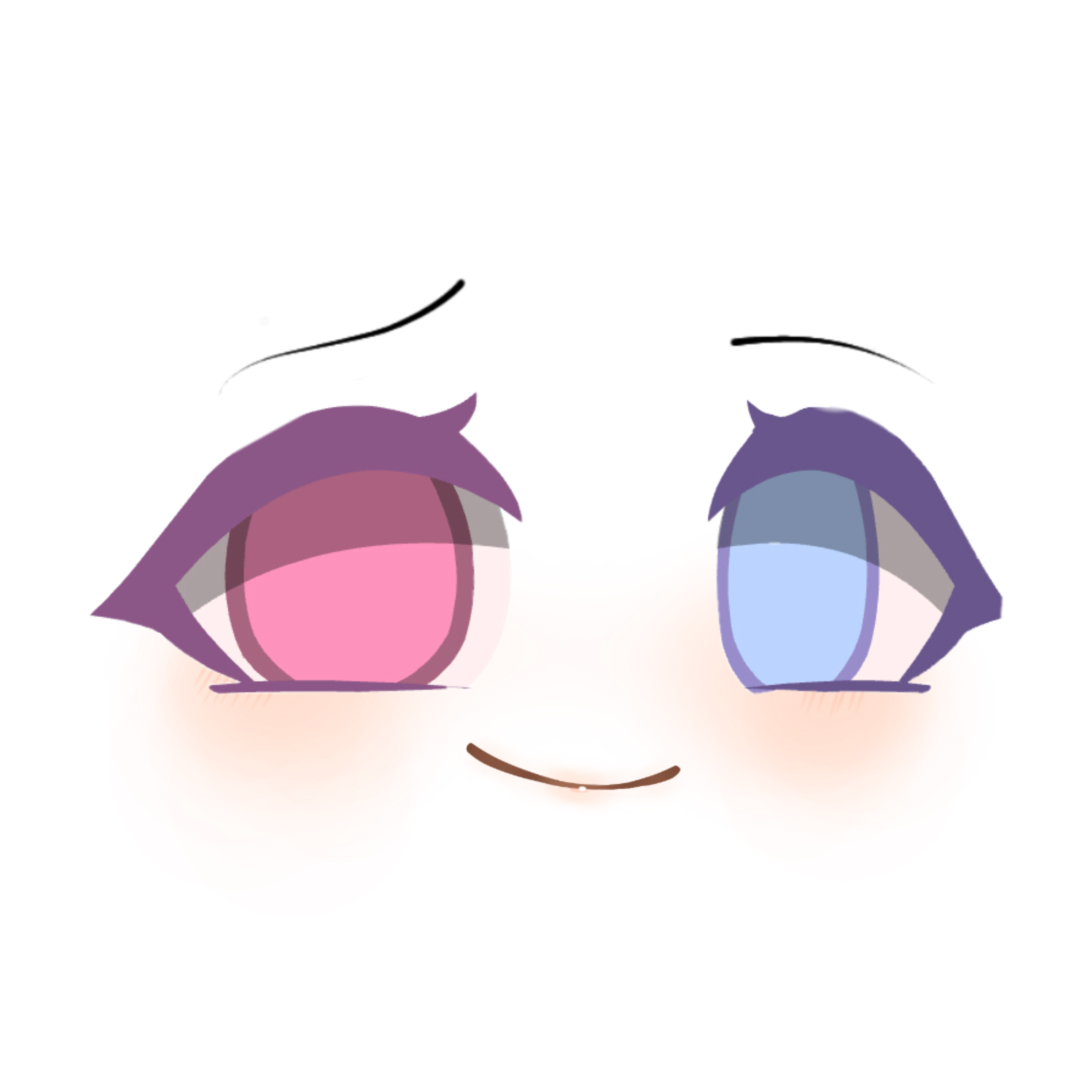 Gacha Life Face PNG