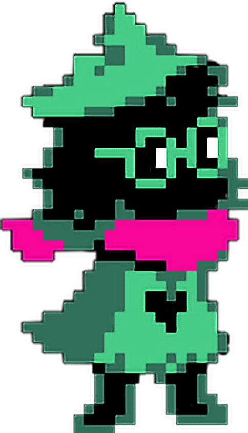 Deltarune Ralsei Pixel Art image.