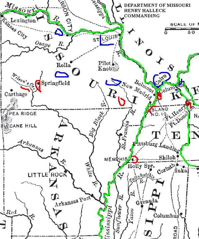 The Union Invasion of Tennessee in the American Civil War January 1862