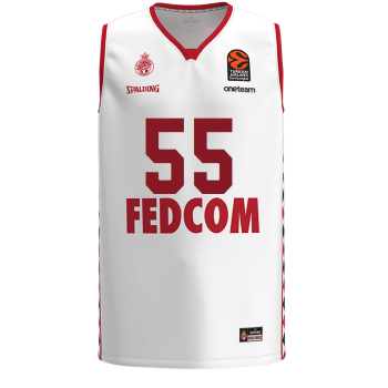 AS Monaco Mike James LNB White Jersey | Spalding