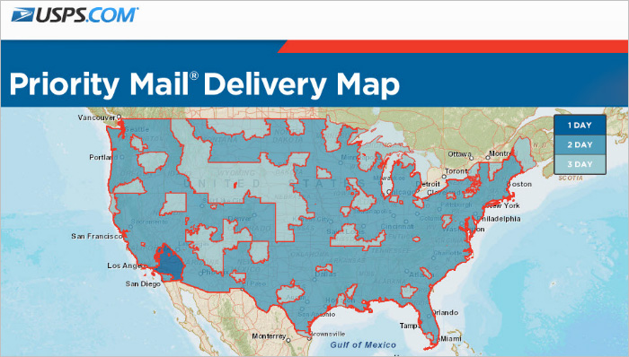 USPS Map