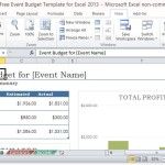 Create a Budget for Your Event