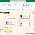 free family tree excel template