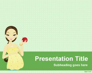 Free Pregnancy Nutrition PowerPoint Template