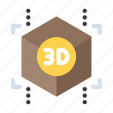 3d, cube, printing, shape