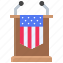 july, independence, ceremony, celebrate, america, lectern, independence day