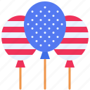 july, independence, ceremony, celebrate, america, balloon