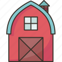 farm, barn, rural, countryside, field