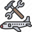 aircraft, maintenance, tools, creation, airplane, aeroplane