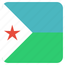 country, djibouti, flag, national