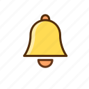 bell, alarm, message, notification, ring