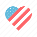 heart, july, patriotism, united states