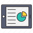 report, analytic, mobile, graph, chart