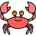 animal, crab, sea, sand