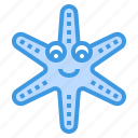 starfish, star, aquatic, animal, sea