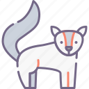 animal, artic, fox