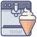 appliance, ice, cream, machine