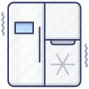 refrigerator, fridge, appliance, kitchen