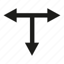 arrow, direction, sign, way