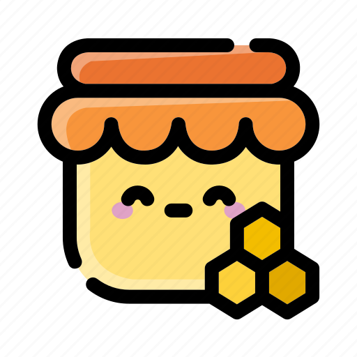 Honey, sweet, food, bee, honeycomb, jar, natural icon - Download on Iconfinder