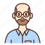 avatar, glasses, user, profile, man, male 