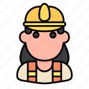 construction, construction worker, job, profession, woman, worker