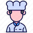 avatar, chef, cook, cooker, cooking, man, restaurant