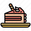 baker, bakery, cake, dessert, food, restaurant, slice