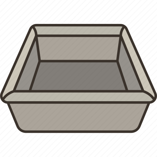 Square, cake, pan, baking, dessert icon - Download on Iconfinder