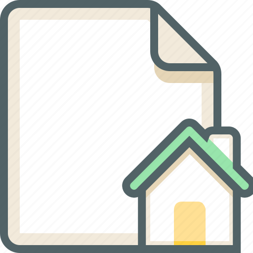 File, house icon - Download on Iconfinder on Iconfinder