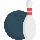 bowling, game, sport, strike