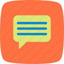 chat, conversation, message