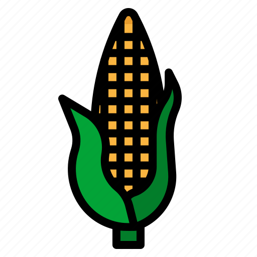 Vegan, corn, vegetarian, cereal, food icon - Download on Iconfinder