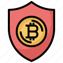 bitcoin, business, currency, finance, money, security, shield