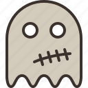 ghost, halloween, horror, pacman, party, spirit, trick or treat