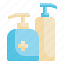 gel, clean, bottle icon, wash, cleaning