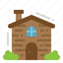 building, cottage, home, house, wooden