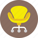 furniture, mesh chair, office chair, revolving chair, seat