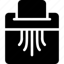 delete, machine, remove, shred, shredder, ui